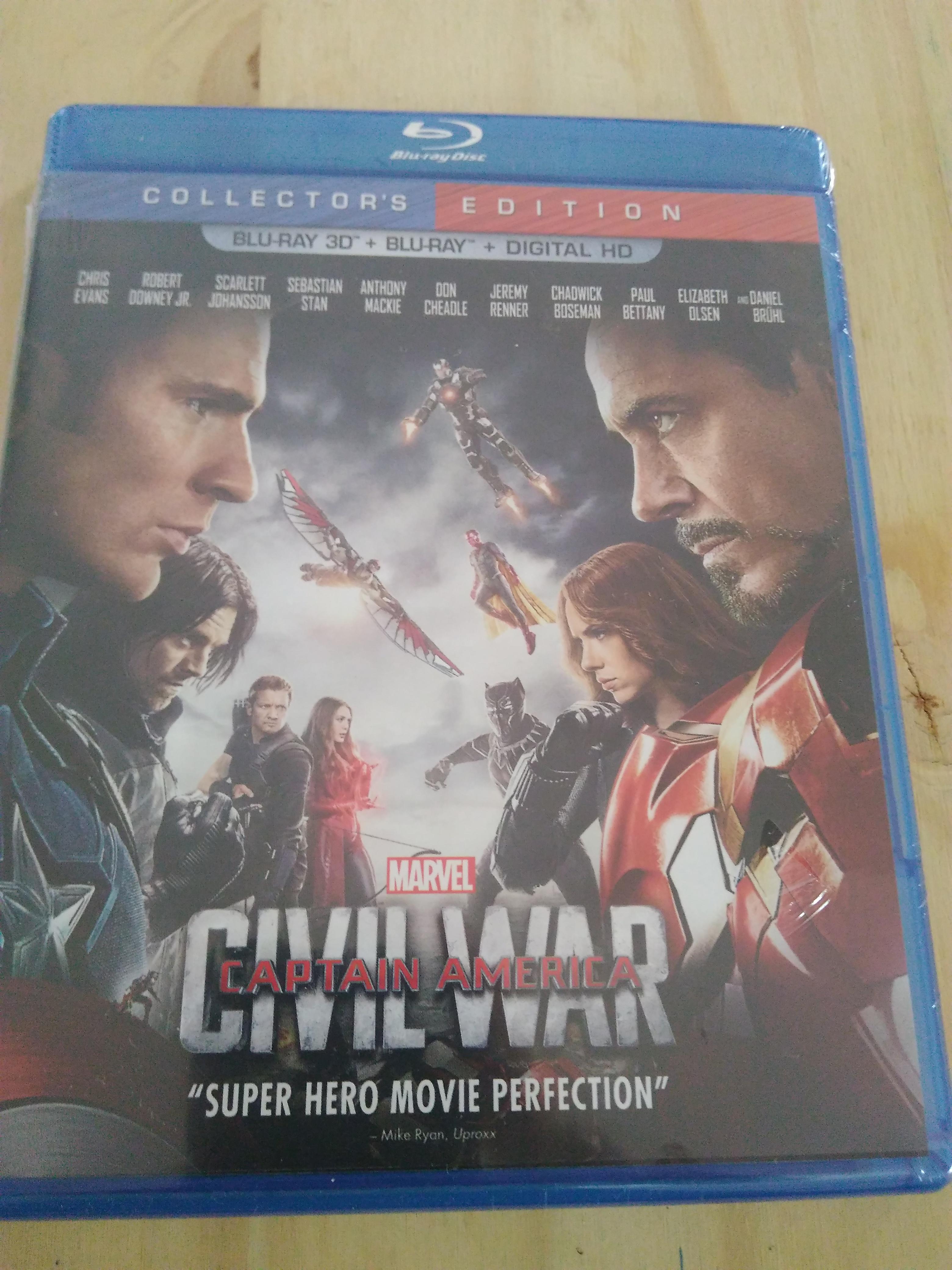 Captain America Civil War (Bluray)